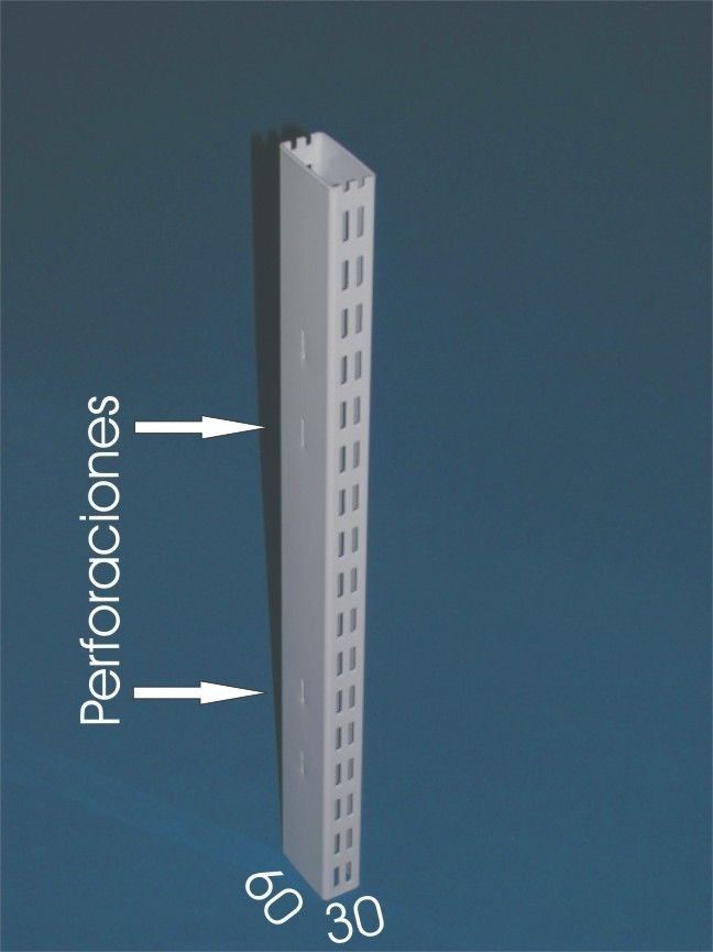 Columna de 60x30x2 perforada para lamas