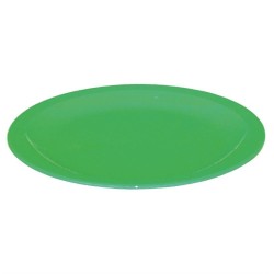 Platos. Platos policarbonato Kristallon 230mm verdes