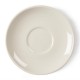 Plato de taza apilable marfil Olympia