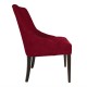 Sillones. Silla de comedor roja oscura Bolero (Pack de 2)