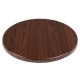 Tableros para mesa. Tablero de mesa redondo Bolero 80cm marrón oscuro