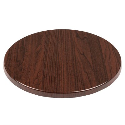 Tablero de mesa redondo Bolero 80cm marrón oscuro