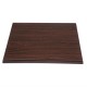 Tableros para mesa. Tablero de mesa cuadrado Bolero 60cm marrón oscuro