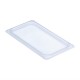 Tapas. Tapa polipropileno flexible con junta Cambro GN - 1/3