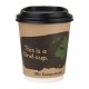 Tapas. Tapas compostables Fiesta Green para bebidas calientes 225ml