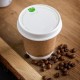 Tapas. Vegware Compostable 79-Series Paper Hot Cup Lid (Pack of 1000)