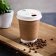 Tapas. Vegware Compostable 89-Series Paper Hot Cup Lid (Pack of 1000)