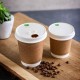 Tapas. Vegware Compostable 89-Series Paper Hot Cup Lid (Pack of 1000)