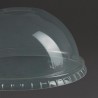 Tapas. Tapa abovedada compostable para vasos de bebidas frías Vegware 340ml/455ml