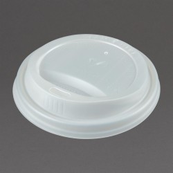 Tapa compostable para vaso bebidas calientes Vegware 225ml (Caja 1000)