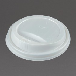 Tapa compostable para vaso bebidas calientes Vegware 225ml (Caja 1000)