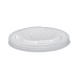 Tapas. Tapas planas compostables Vegware para recipientes de comida caliente 230ml