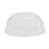 Tapas. Tapa abovedada compostable Vegware para recipientes de comida de 350/455ml