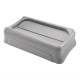 Tapas. Tapa gris para contenedor Slim Jim Rubbermaid