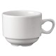 Tazas. Tazas de té Nova apilables Churchill Whiteware 212ml