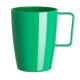 Tazas mug. Tazas de policarbonato Kristallon verdes de 284ml