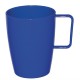 Tazas mug. Tazas de policarbonato Kristallon azules de 284ml