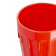 Vasos bajos. Vasos bajos policarbonato Kristallon 260ml rojos