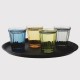 Vasos bajos. Vaso panelado Olympia Cabot verde 260ml