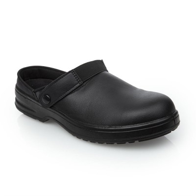 Zuecos de seguridad unisex Lites negros 36