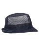 . Sombrero con redecilla Trilby azul marino Talla L