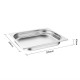 . Recipiente Gastronorm acero inoxidable Gastronorm 1/2 40mm Vogue