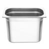 . Recipiente Gastronorm acero inoxidable tamaño un cuarto 200mm Vogue
