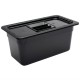 . Contenedor Gastronorm policarbonato un tercio 150mm negro Vogue