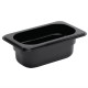 . Contenedor Gastronorm policarbonato un noveno 65mm negro Vogue