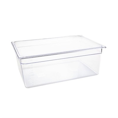 Contenedor Gastronorm GN1/1 policarbonato transparente 200mm Vogue