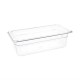 . Contenedor Gastronorm GN1/3 policarbonato transparente 100mm Vogue