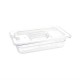 . Contenedor Gastronorm GN1/4 policarbonato transparente 65mm Vogue