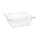 . Contenedor Gastronorm GN1/6 policarbonato transparente 65mm Vogue