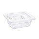 . Contenedor Gastronorm GN1/6 policarbonato transparente 65mm Vogue