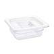 . Contenedor Gastronorm GN1/6 policarbonato transparente 65mm Vogue