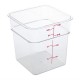 . Recipiente de almacenaje cuadrado de policarbonato Cambro 3