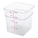 . Recipiente de almacenaje cuadrado de policarbonato Cambro 3