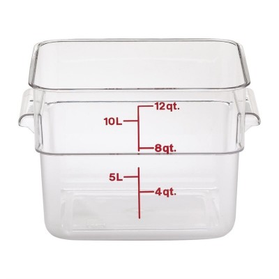 Recipiente de almacenaje cuadrado de policarbonato Cambro 11,4Ltr