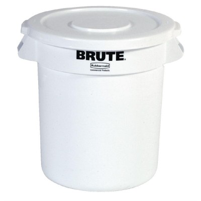 Cubo basura blanco 121,1L Rubbermaid Brute