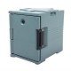 . Contenedor de carga frontal Cambro Gastronorm aislado azul