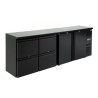 . Mostrador Frigorífico con 2 puertas y 4 cajones Polar Serie U 698L