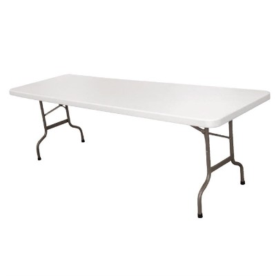 Mesa plegable al centro Bolero blanca 243cm