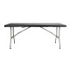 . Mesa multiusos plegable al centro Bolero 183cm negra