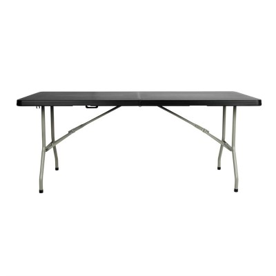 Mesa multiusos plegable al centro Bolero 183cm negra