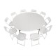 . Mesa redonda plegable Bolero 183(Ø)mm