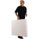 . Mesa multiusos plegable al centro Bolero 183cm blanca