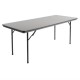 . Mesa banquete plegable rectangular Bolero 183cm