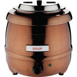 . Olla baño maría Buffalo cobre 10Ltr