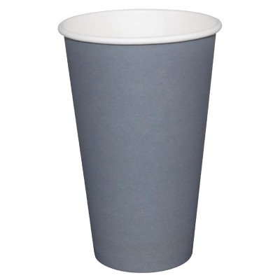 Vaso de una sola pared para bebidas calientes color carbón Fiesta 340ml (Caja 1000)