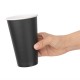 . Vaso de una sola pared para bebidas calientes papel kraft Fiesta 455ml (Caja 1000)